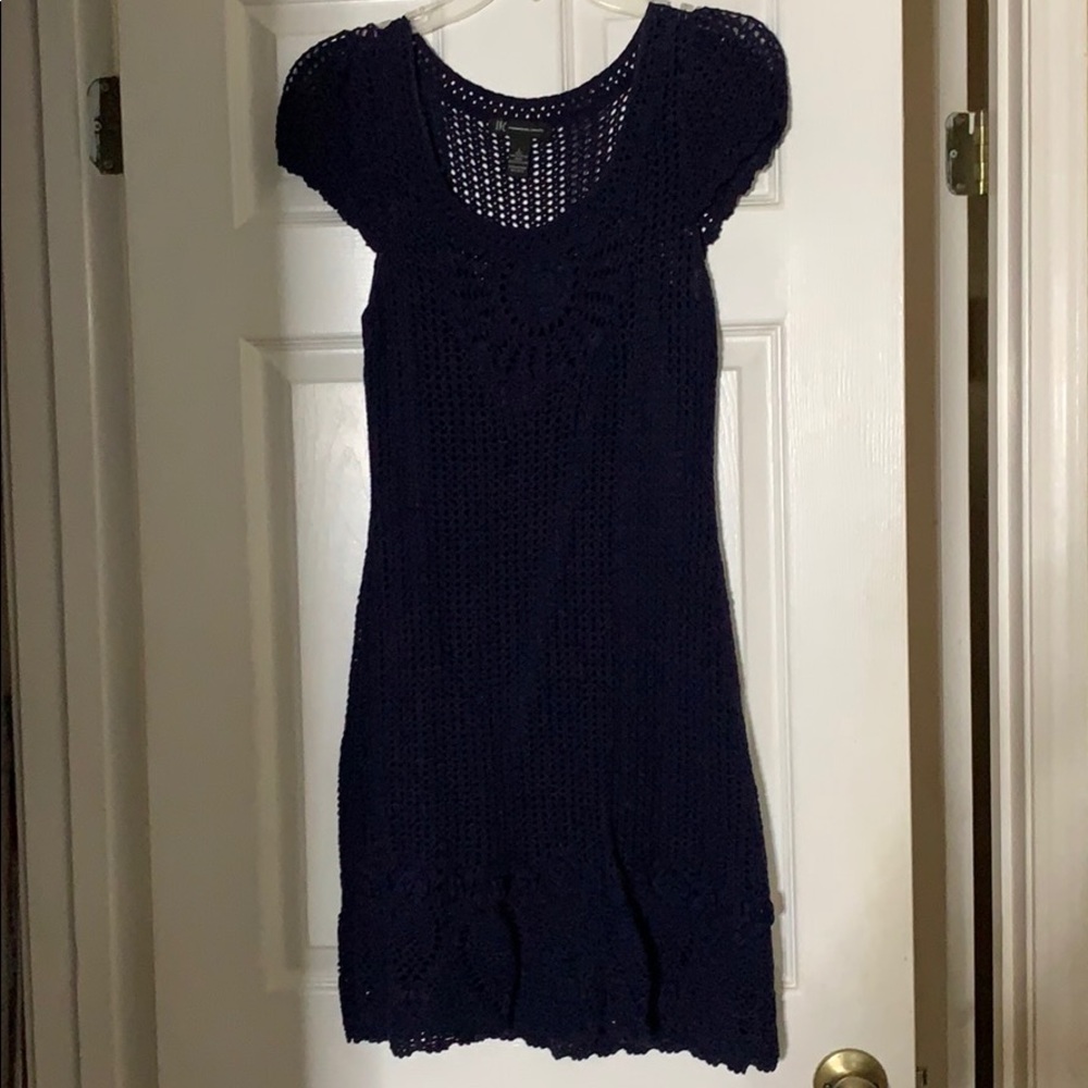 Cotton crocheted dress